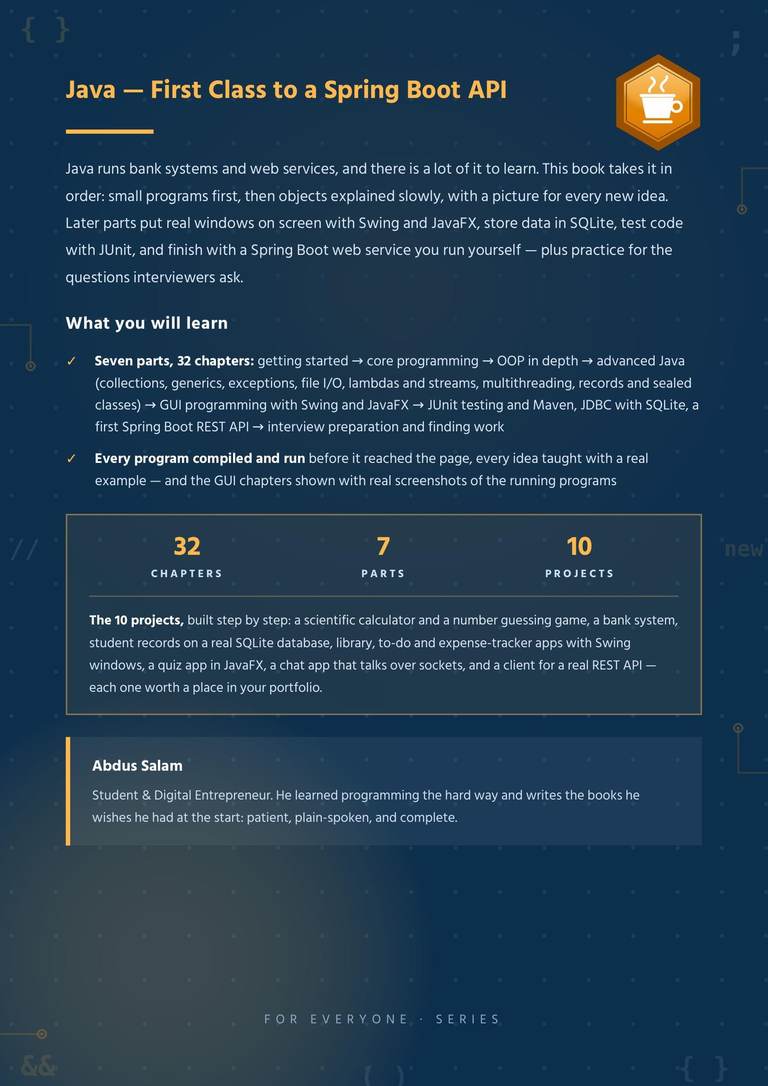 Java for Everyone preview 2