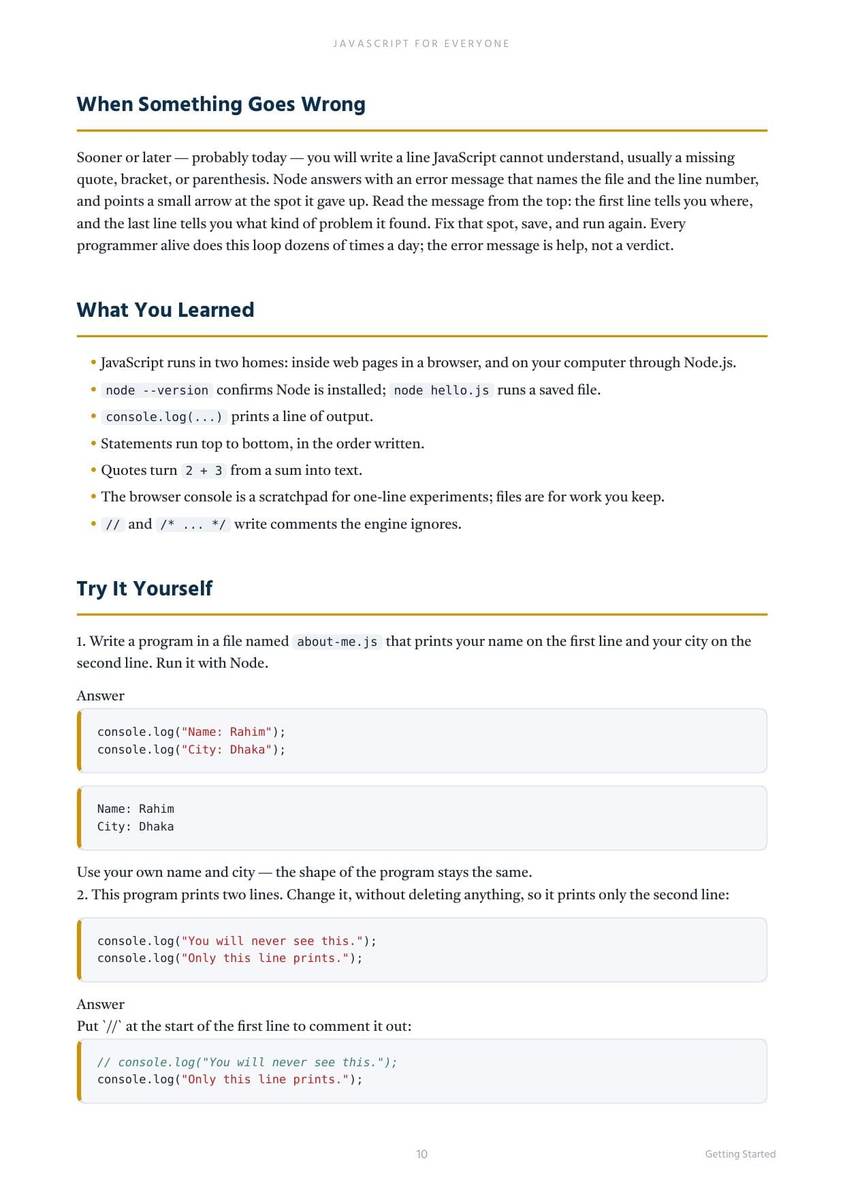 JavaScript for Everyone preview 3